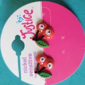 NWT Cherry Googly Eyes Earrings